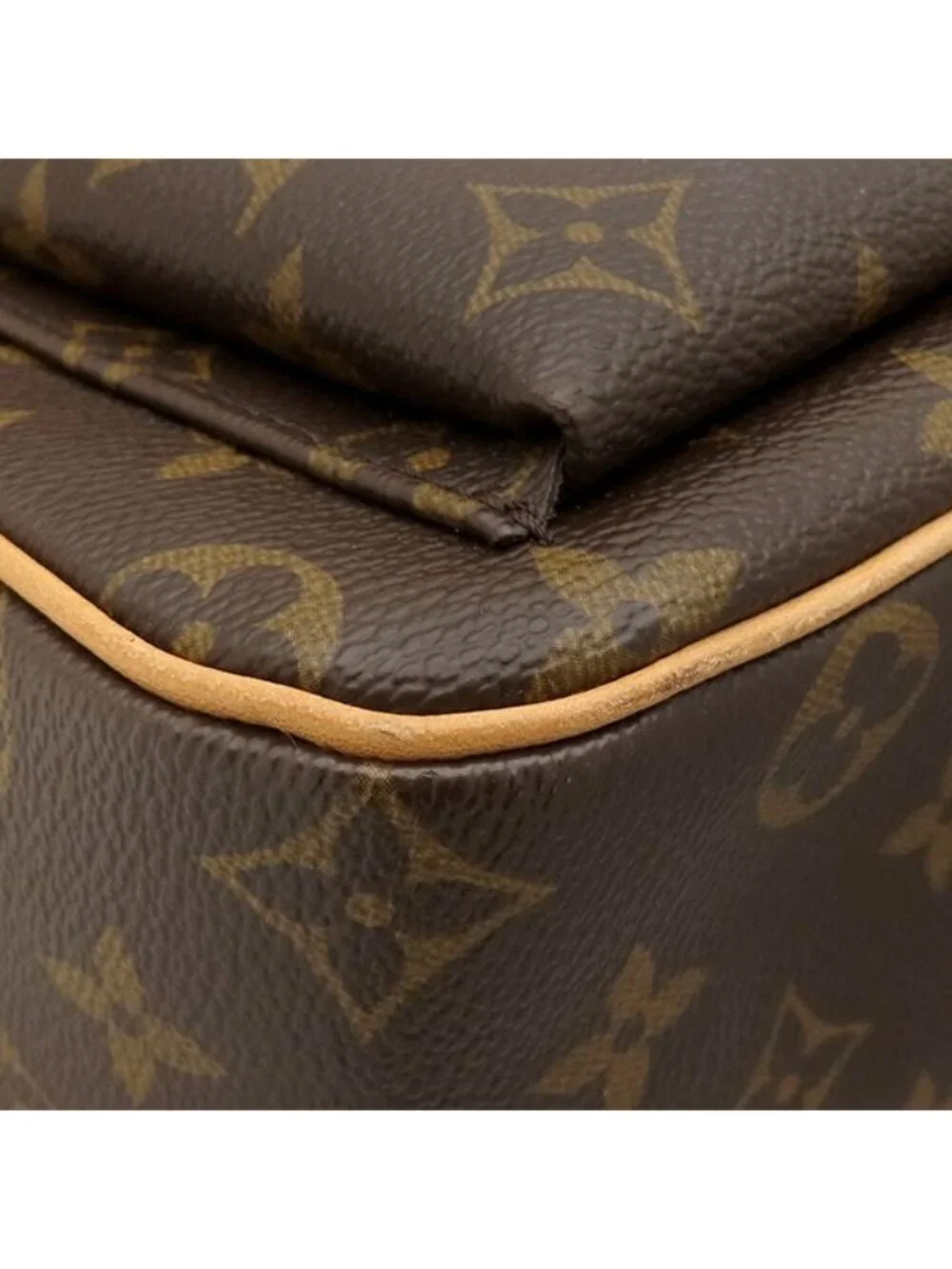 Louis Vuitton Shoulder Bag Viva Cite GM Monogram Canvas Gold Brown